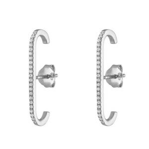 💞 Unisex C-shaped Temperament Feature Charm Stud Earrings, MARR9259